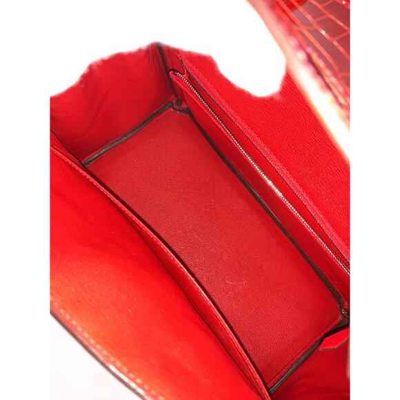Hermès Birkin 30cm – Geranium Niloticus Crocodile – Palladium Hardware - Picture 5 of 7